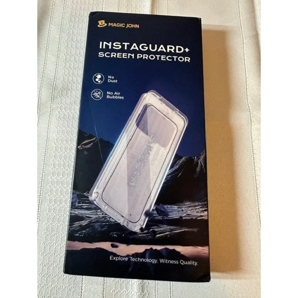 Magic John InstaGuard+ Privacy Screen Protector for iPhone 16 Pro NEW